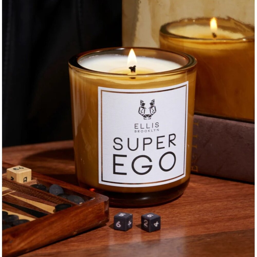 Ellis Brooklyn‎ Super Ego Terrific Scented Candle Home Fragrance Vegan 6.5 Oz